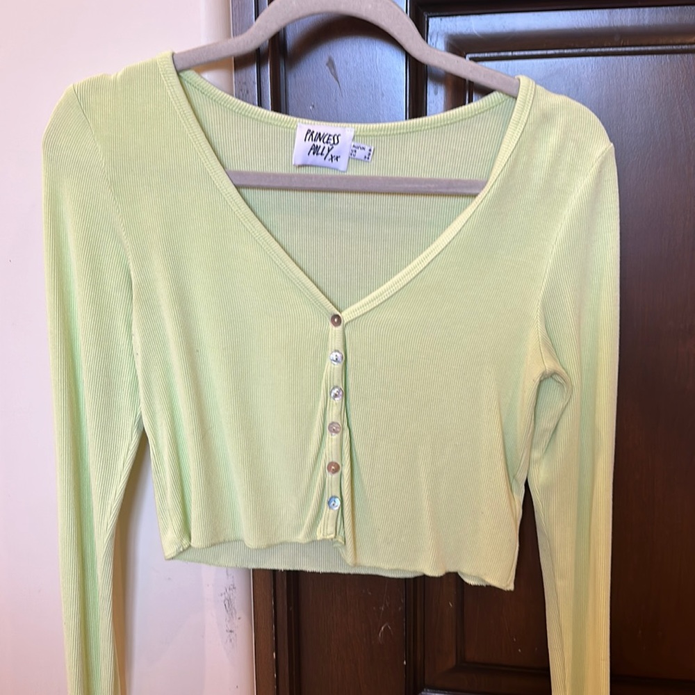 Princess Polly, green, long sleeve
